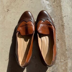 Naturalizer Tan Leather Loafers